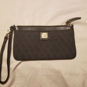 Donnie & Bourke wristlet Black on black